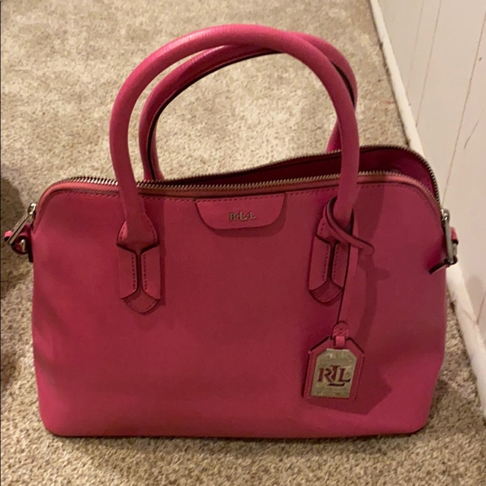 Pink handbag